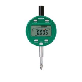 Insize 2138-10 Digital Indicator with Transmission Button, Resolution 0.001mm/0.00005", Range 12.7mm/0.5", Lug Back