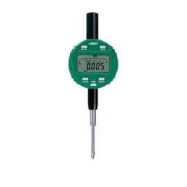 Insize 2138-25 Digital Indicator with Transmission Button, Resolution 0.001mm/0.00005", Range 25.4mm/1", Lug Back