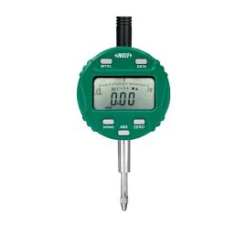 Insize 2139-10 Digital Indicator with Transmission Button, Resolution 0.01mm/0.0005", Range 12.7mm/0.5", Lug Back
