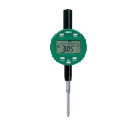 Insize 2139-25F Digital Indicator with Transmission Button, Resolution 0.01mm/0.0005", Range 25.4mm/1", Flat Back