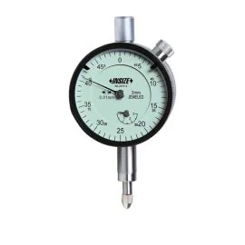 Insize 2311-3 Compact Dial Indicator, Graduation 0.01mm, Range 3mm, Lug Back