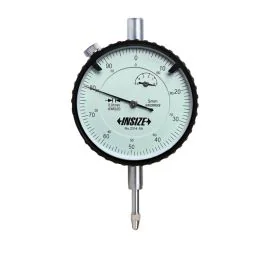 Insize 2314-5FA Shockproof Dial Indicator, Graduation 0.01mm, Range 5mm, Flat Back