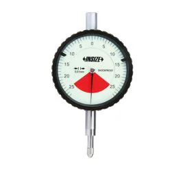 Insize 2316-05F One Revolution Dial Indicator, Graduation 0.01mm, Range 0.5mm, Flat Back