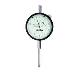 Insize 2318-30F Dial Indicator, 0.1mm Graduation, Graduation 0.1mm, Range 30mm, Flat Back