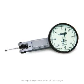 Insize 2381-021 Dial Test Indicator, Horizontal Type, Graduation 0.001mm, Range 0.2mm, Ø37mm Dial