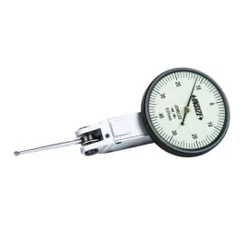 Insize 2383-08A Long Stylus Dial Test Indicator, Graduation 0.01mm, Range 0.8mm, Ø37mm Dial