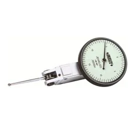 Insize 2383-35A Long Stylus Dial Test Indicator, Graduation .0005", Range .030", Ø1.457" Dial