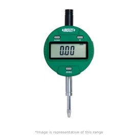 Insize 2501-25 Adjustable Coefficient Digital Indicator, Resolution 0.01mm/0.0005", Range 25.4mm/1", Lug Back