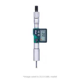 Insize 3113-8WL Wireless Digital Two Points/Three Points Internal Micrometer, Range 6-8mm, Resolution 0.001mm