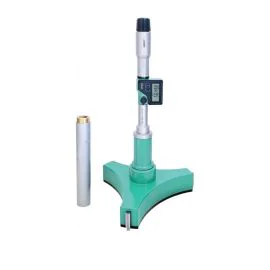 Insize 3127-225 Digital Three Points Internal Micrometer (Without Setting Ring), Range 200-225mm, Resolution 0.001mm