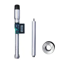 Insize 3127-25 Digital Three Points Internal Micrometer (With Setting Ring), Range 20-25mm, Resolution 0.001mm