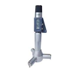 Insize 3128-150 Digital Wide Range Three Points Internal Micrometer (With Setting Ring), Range 100-150mm, Resolution 0.001mm
