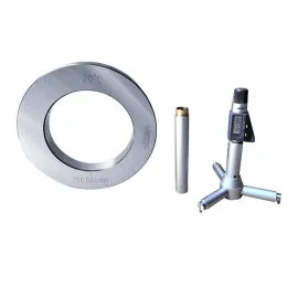 Insize 3128-250 Digital Wide Range Three Points Internal Micrometer (With Setting Ring), Range 150-250mm, Resolution 0.001mm