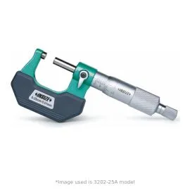 Insize 3202-1004A Outside Micrometer Set, Range 0-100mm, Graduation 0.01mm