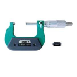 Insize 3202-50A Outside Micrometer, Range 25-50mm, Graduation 0.01mm