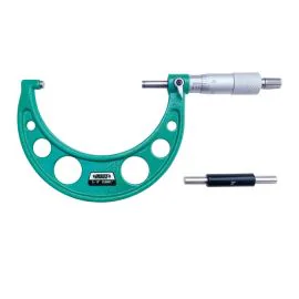 Insize 3203-4A Outside Micrometer, Range 3-4", Graduation .0001"