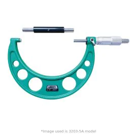 Insize 3203-5FA Outside Micrometer, Range 4-5", Graduation 0.0001"