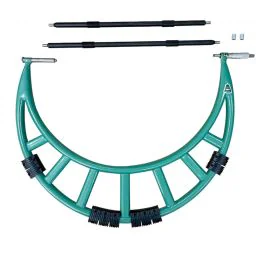 Insize 3205-600 Outside Micrometer with Extension Anvil Collar, Range 500-600mm, Graduation 0.01mm