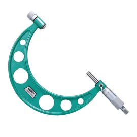 Insize 3206-150A Outside Micrometer with Interchangeable Anvils, Range 0-150mm, Graduation 0.01mm