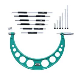 Insize 3206-300A Outside Micrometer with Interchangeable Anvils, Range 150-300mm, Graduation 0.01mm