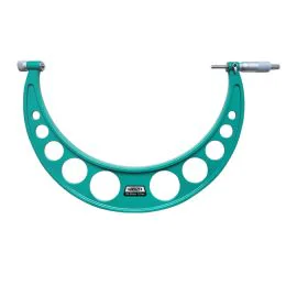 Insize 3206-301A Outside Micrometer with Interchangeable Anvils, Range 200-300mm, Graduation 0.01mm