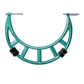 Insize 3206-400 Outside Micrometer with Interchangeable Anvils, Range 300-400mm, Graduation 0.01mm