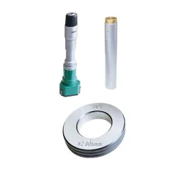 Insize 3227-63 Three Points Internal Micrometer (With Setting Ring), Range 50-63mm, Graduation 0.005mm