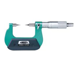 Insize 3230-25BA Point Micrometer (15°), Range 0-25mm, Graduation 0.01mm