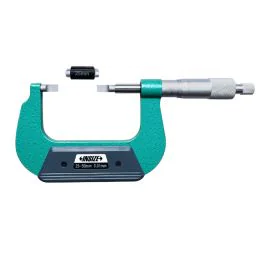 Insize 3232-50A Blade Micrometer (6.5x0.75mm), Range 25-50mm, Graduation 0.01mm