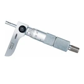Insize 3242-25 Depth Micrometer with Half Base, Range 0-25mm, Graduation 0.01mm