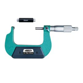 Insize 3260-75A Spherical Anvil Tube Micrometer (flat spindle tip), Range 50-75mm, Graduation 0.01mm