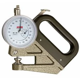Käfer F 1000/30 Foil Dial Thickness Gauge, Reading 0.001mm, Range 1mm, Jaw Depth 30mm