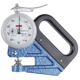 Käfer F 1101/30 Foil Dial Thickness Gauge, Reading 0.001mm, Range 1mm, Jaw Depth 30mm