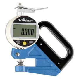 Käfer FD 1000/30-3 Digital Foil Thickness Gauge, Resolution 0.001mm, Range 3mm, Jaw Depth 30mm