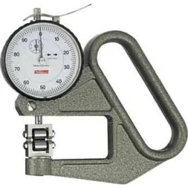 Käfer J 50 R Dial Thickness Gauge, Roller Contacts without Side Discs, Reading 0.01mm, Range 5mm, Jaw Depth 50mm