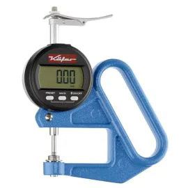 Käfer JD 100 TOP Digital Thickness Gauge with Lifting Device, Resolution 0.01mm, Range 12.5mm, Jaw Depth 100mm