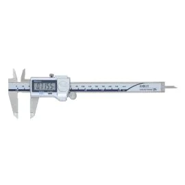 Mitutoyo 500-762-20 Digital ABS Caliper CoolantProof IP67, Range 0-6" / 0-150 mm, Thumb Roller
