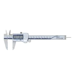 Mitutoyo 500-769-20 Digital ABS Caliper CoolantProof IP67, Range 0-6" / 0-150 mm, Thumb Roller, Rod Type