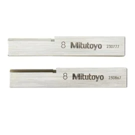 Mitutoyo 619012 Half-Round Jaws (2pcs.) for Gauge Blocks, 8mm Height