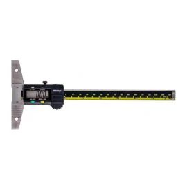 Mitutoyo 571-211-30 ABSOLUTE Digimatic Depth Gauge, Range 0-150mm, Resolution 0.01mm, Base 100x6mm
