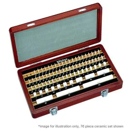 Mitutoyo 516-201-16 (Grade 0) 81 Piece Ceramic Gauge Block Set ASME
