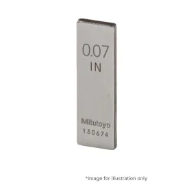 Mitutoyo 611105-141 (Grade 2) 0.05" Steel Gauge Block BS