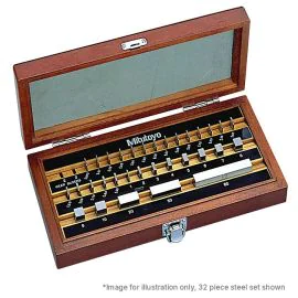 Mitutoyo 516-417-16 (Grade 00) 28 Piece Steel Gauge Block Set ASME