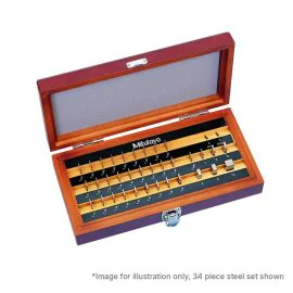 Mitutoyo 516-421-16 (Grade 00) 36 Piece Steel Gauge Block Set ASME