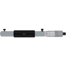 Mitutoyo 141-012 Inside Micrometer, Interchangeable Rods, 8-9", Carbide Tipped