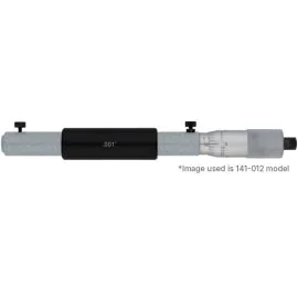 Mitutoyo 141-025 Inside Micrometer, Interchangeable Rods, 50-63mm, Hardened Face