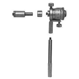 Mitutoyo 141-101 Inside Micrometer, Interchangeable Rods, 25-50mm, with 2 Rods, Hardened Face