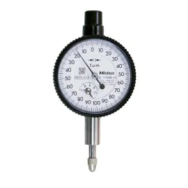 Mitutoyo 1109A-10 Compact Dial Indicator, Graduation 0.001mm, Range 1mm