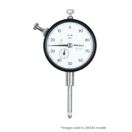 Mitutoyo 2904A Long Stroke Dial Indicator, Graduation .001", Range 1"