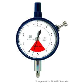 Mitutoyo 2910A-10 One Revolution Dial Indicator, Graduation .0001", Range .008"